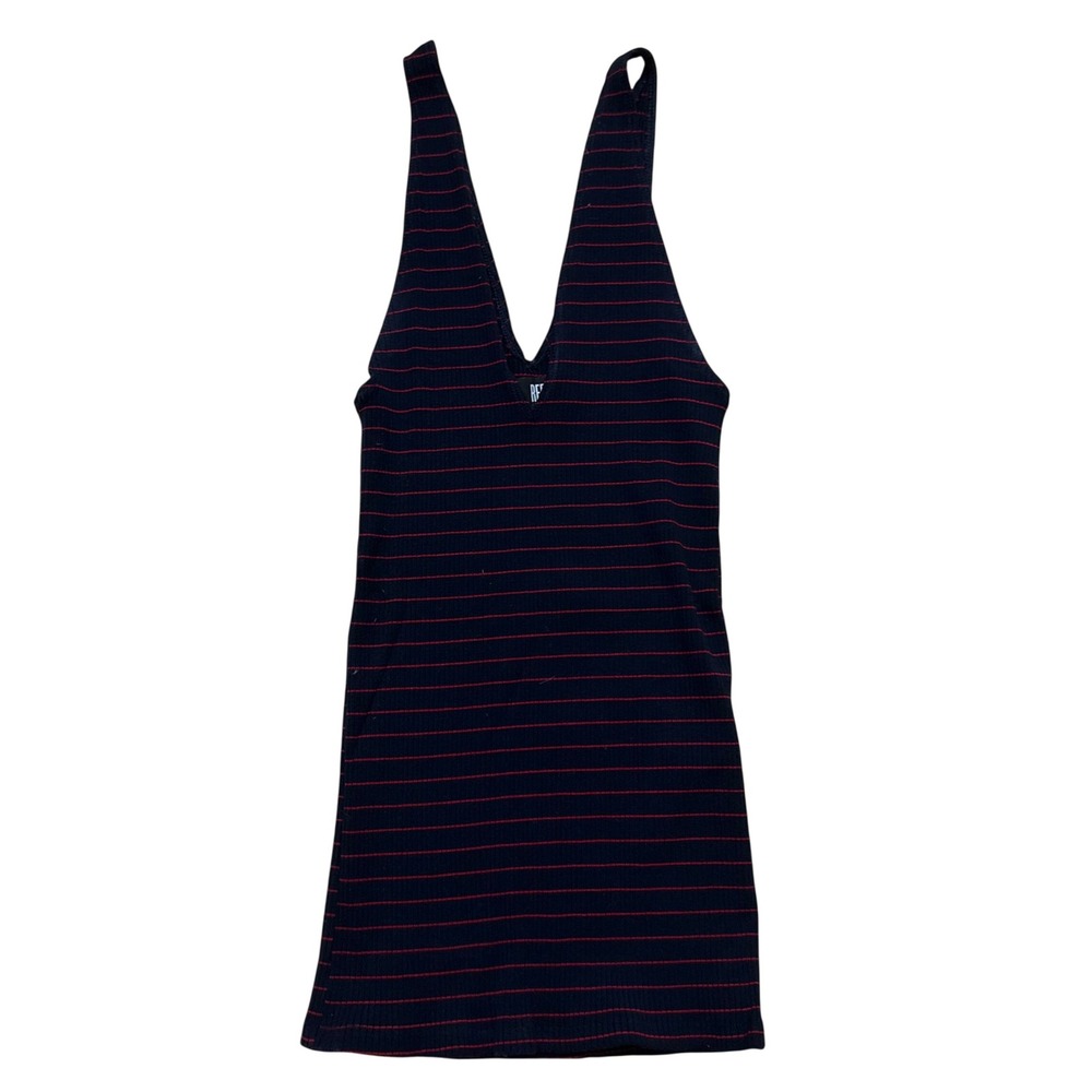 REFORMATION Maui Tank Top‎ Striped Navy Red Size Small Basic
